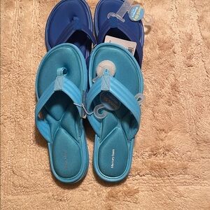 Sun and sky, memory foam women sandals